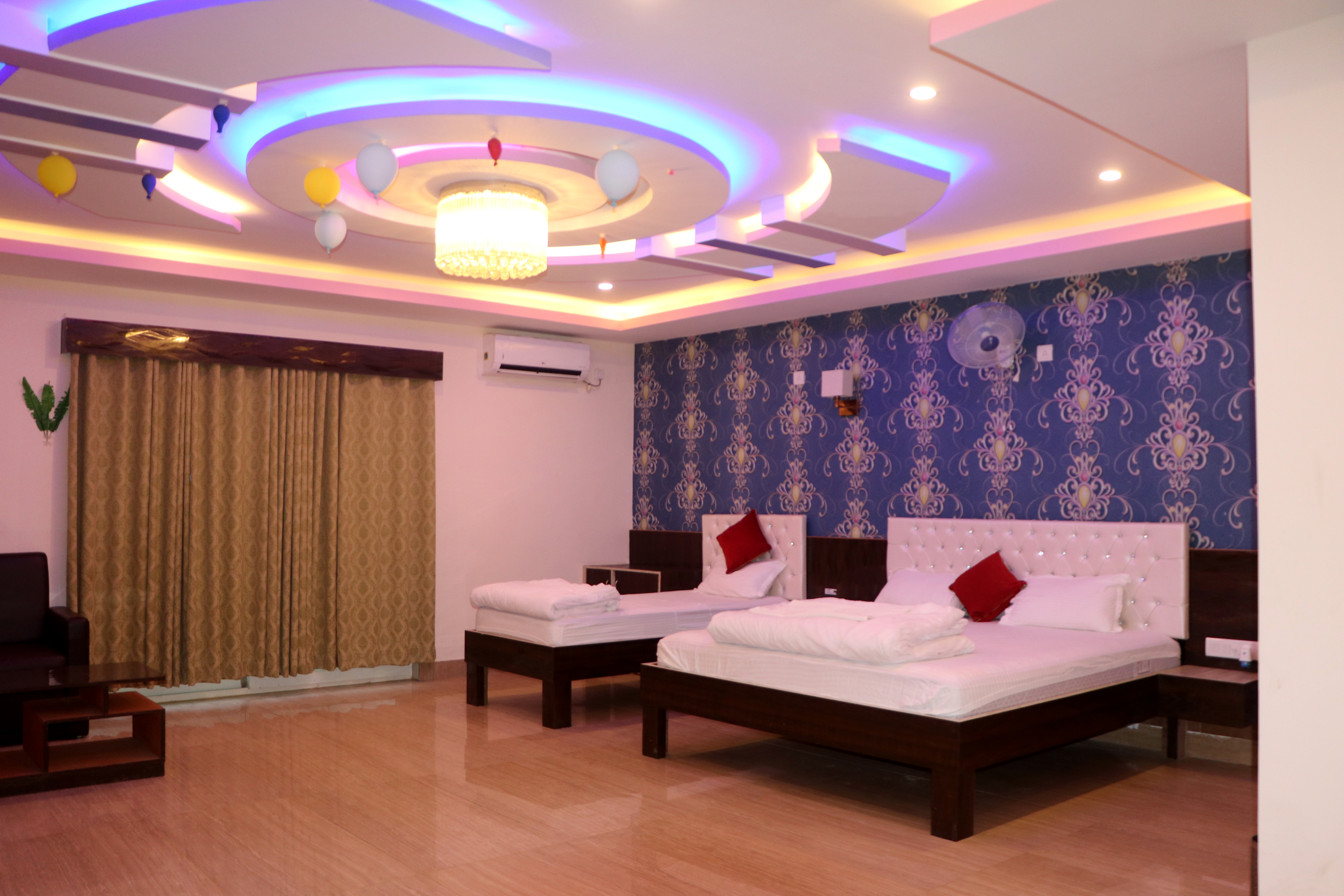 Elegant interior of Sujata Hotel Palace